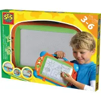 SES Creative 14646 Zaubertafel - Magisches Maltafel Spielzeug für Kinder, Magnetische Zeichentafel für Kinder, 3 Jahr(e), Blau, Grün, Orange