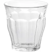 Duralex 1025AC04C0111 Picardie Quatre Trinkglas, Wasserglas, Saftglas, 160ml, Glas, transparent, 4 Stück