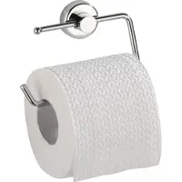 Wenko Simple Power-Loc Toilettenpapierrollenhalter 17838100 , Farbe: Chrom