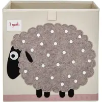 3 Sprouts Aufbewahrungskiste - 33x33x33 - Schaf - - One Size - Kisten