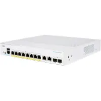 Cisco CBS250-8P-E-2G-EU, Managed, L2/L3, Gigabit Ethernet (10/100/1000), Rack-Einbau