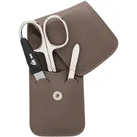 Erbe Manicure Etuis Taschen-Etui, 3-tlg. Siena Taupe