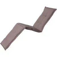 Madison Liegestuhl-Gartenkissen Panama 185 x 50 cm – Taupe