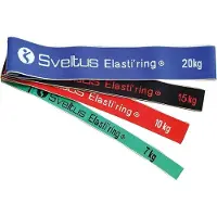 SVELTUS Set Elasti'ring x4 - Trainingsband One Size