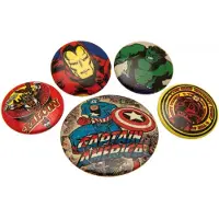 Pyramid MARVEL - Captain America - Pack de 5 badges