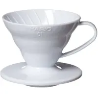 Hario V60 Kunststoff-tropffilter 01 Weiß