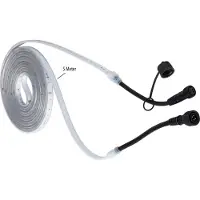 HEISSNER L128-00, Transparent, Multi, LED, 150 Lampen, 5000 mm, 1,2 cm
