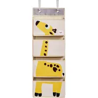 3 Sprouts Yellow Giraffe Babybett Organizer