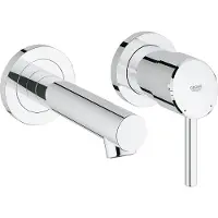 GROHE Concetto 2-Loch-Waschtischbatterie Wandmontage chrom - 19575001