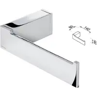 Geesa Toilettenpapierhalter Modern Art Chrom