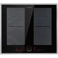 Klarstein Induktionskochfeld, Glaskeramik Kochfeld, Induktionskochfeld mit 4 Platten, Einbau-Induktionskochfeld mit Touch-Display, Digitalanzeige und Timer-Funktion, Schnelles Aufheizen, 7000 Watt