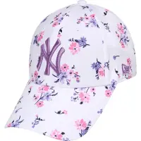 New Era 9Forty Damen Cap - Floral New York Yankees Weiss