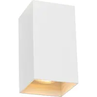 QAZQA Design Wandleuchte weißes Quadrat - Sabbir