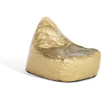 Beliani Sitzsack gold DROP