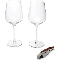 Leopold Vienna - Weingläser und Korkenzieher - Geschenkset zum Muttertag und Vatertag