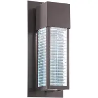 Kichler Elstead Sorel LED Außen-Wandleuchte GU10 41cm Architektonische Bronze IP44