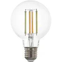 Eglo Connect LED Leuchtmittel E27 Klar G80 Globe Lampe Leuchte App Bluetooth  12575