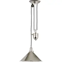 Elstead Lighting Elstead Provence Hängeleuchte E27 Up+Down Poliertes Nickel
