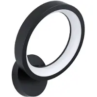 Eglo Marghera-C, vertieft, Rund, 1 Glühbirne(n), Nicht austauschbare(s) Leuchtmittel, 6500 K, Schwarz, Weiß