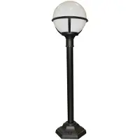 Elstead Lighting Elstead Glenbeigh Außen-Stehleuchte E27 106cm Schwarz IP44 Anti-Meerwasser