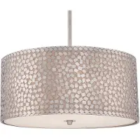 Elstead Lighting Elstead Confetti Hängeleuchte E27 4-fach Altsilber