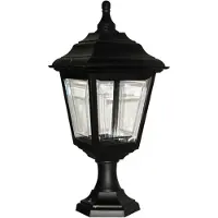 Elstead Lighting Elstead Kerry Außen-Stehleuchte E27 44cm Schwarz IP44 Anti-Meerwasser