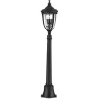 Elstead Lighting Elstead English Bridle Außen-Stehleuchte E14 3-fach 118cm Schwarz IP44