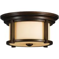 FEISS Merrill Aussen-Deckenleuchte E27 2-fach Heritage Bronze IP44