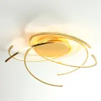 ESCALE Space 55 LED-Deckenleuchte-Blattgold-mit LED (2700K)