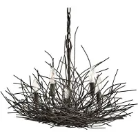 ELSTEAD Organique Kronleuchter E14 5-fach Ältere Bronze