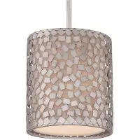 Elstead Lighting Elstead Confetti Hängeleuchte E27 Altsilber