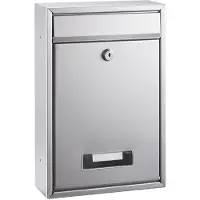 Alco Briefkasten Masse: 21,5 x 32 x 8,5 cm (B x H x T) Werkstoff: Stahl, lackiert