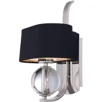 QUOIZEL Elstead Uptown Gotham LED Wandleuchte G9 Imperial Silber