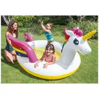 Intex 272 x 193 x 104 cm Mystisches Einhorn Spruhbad