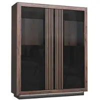 Hobby Hall Highboard Sevilla , schwarz , Maße (cm): B: 133 H: 162 T: 42.0