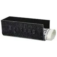 Albert Zeitungshalter A-142331, schwarz-silber, Aluguss, rechtes offen, 320x125x110mm