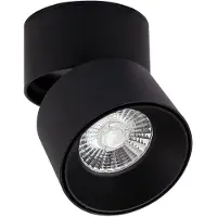 LEDKIA LED-Wandleuchte 15W Aluminium Rund Schwarz New Onuba 2700K Warmweiß