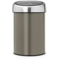 Brabantia Touch Bin 3 L Platinum, 364464