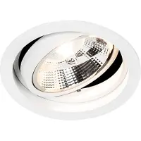 QAZQA Smarter Runder Einbaustrahler Weiß Verstellbar inkl Wifi GU10 111m Chuck 111