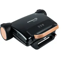 Korkmaz Tostema Midi Multigrill & Toaster in Schwarz - 1800W
