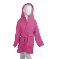 The One Towelling Kinder Bademantel Kids Bathrobe magenta 116/128