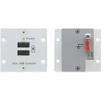 Kramer W-2UC(B), Schwarz, Jede Marke, 2x USB, 50,5 mm, 47 mm, 3,3 cm