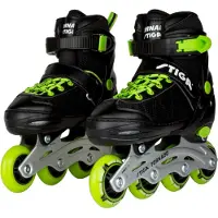 Stiga 80-2040-06, Erwachsene, Unisex, Schwarz, Grün, Einfarbig, Hoher Stiefel, Inlineskate