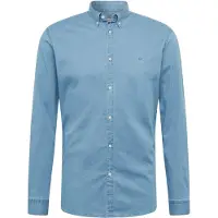 Jack & Jones Logo Stretch Denim Langarmhemd
