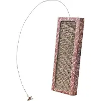 Cat Dancer CO2 neutraler Wandkratzbaum aus Pappe, 46x16x4,5 cm, mit 4 Klebestreifen