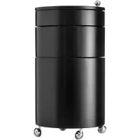 Verpan Barboy Beistelltisch Black - , Schwarz, Metall