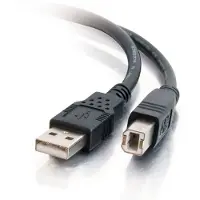 C2G 81565, 1 m, USB A, USB B, USB 2.0, Stecker/Stecker, Schwarz