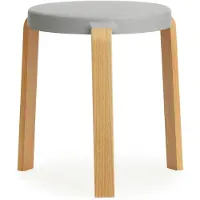 Normann Copenhagen Hahnhocker Eiche/Grau