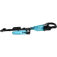 Makita DCL281FZCB, Stabstaubsauger, Beutellos, Schwarz, Blau, 0,75 l, Trocken, Zyklonal
