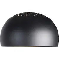 QAZQA Bogenlampe XXL Schirm schwarz